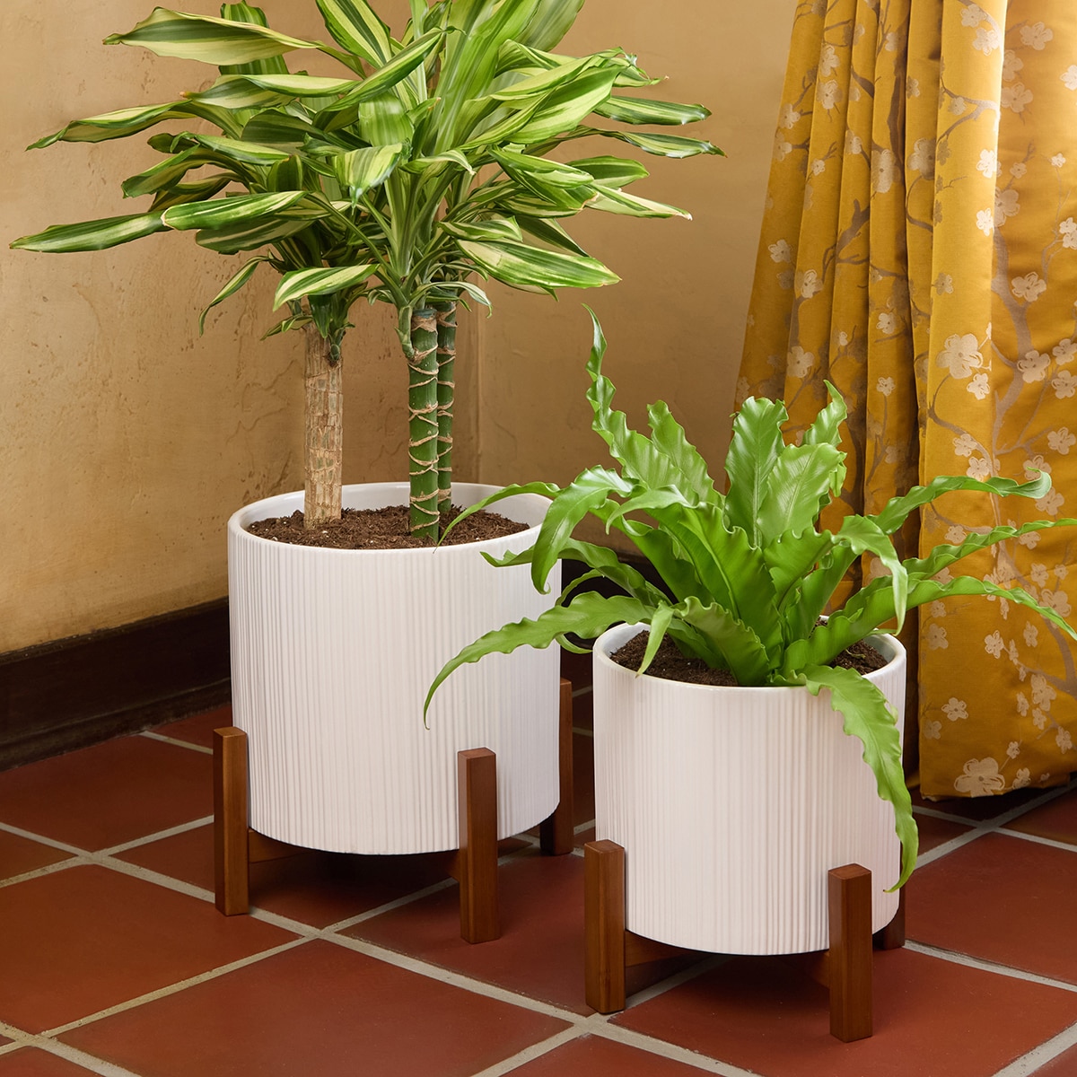 세라믹 스탠드 화분 2PK