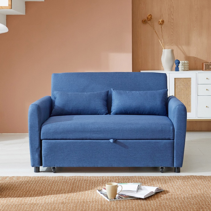 리비니아 라운지 소파베드 - 슈퍼싱글, 블루