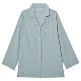 게스 여성 코튼 파자마 세트 - 그린 스트라이프, S