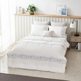 박홍근홈패션 고밀도 면 프린트 차렵이불 - 퀸, 화이트 박홍근홈패션 고밀도 면 프린트 차렵이불 - 퀸, 화이트