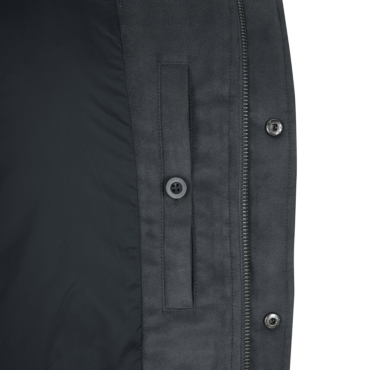 슈페리어 남성 스웨이드 다운 자켓 - 다크그레이, XL