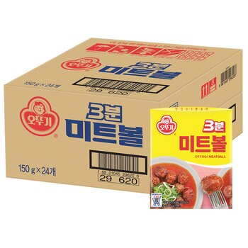 오뚜기 3분 미트볼 150g x 24 오뚜기 3분 미트볼 150g x 24