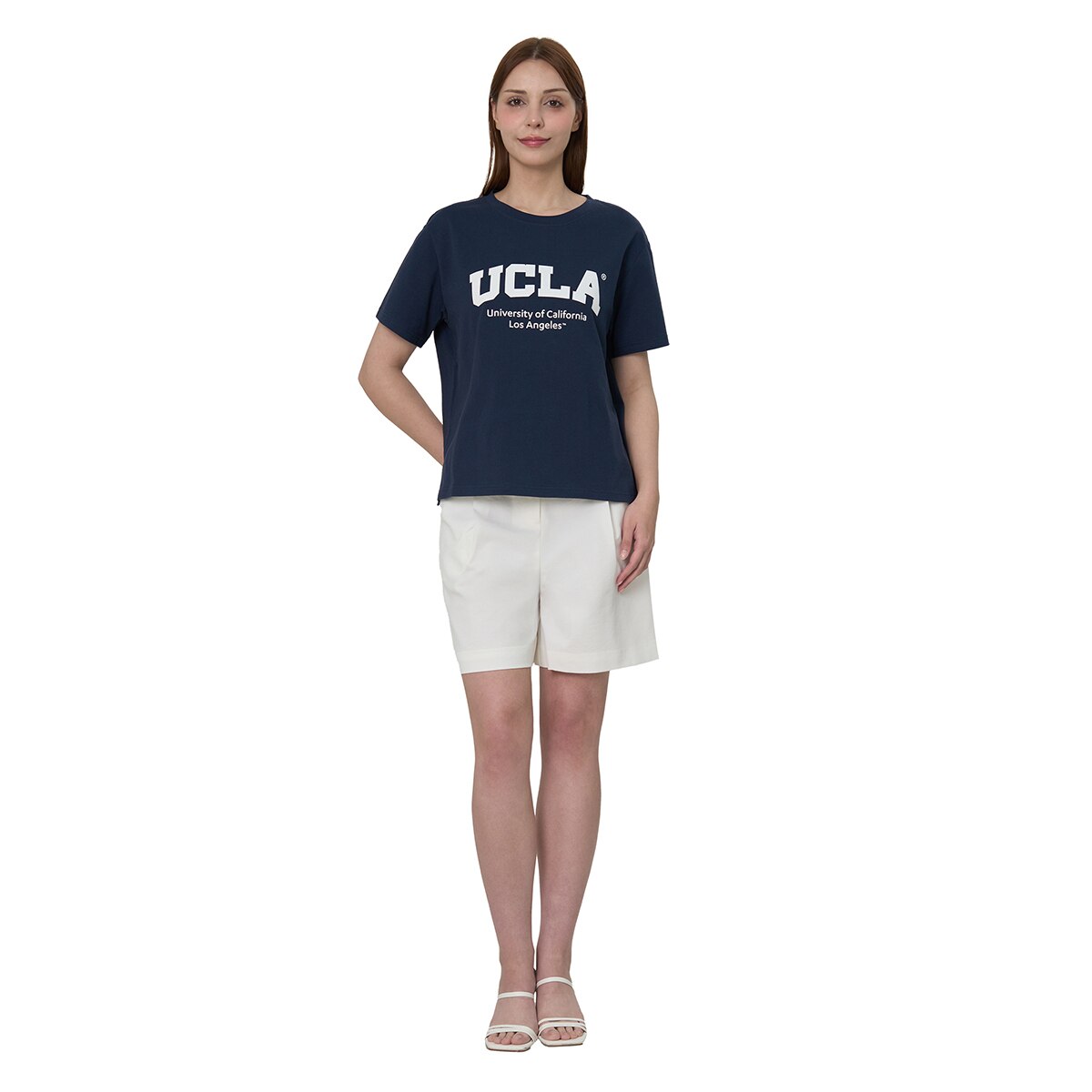 UCLA 여성 반소매 로고 티셔츠