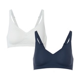 스킨온 여성 플렉시 브라 2매