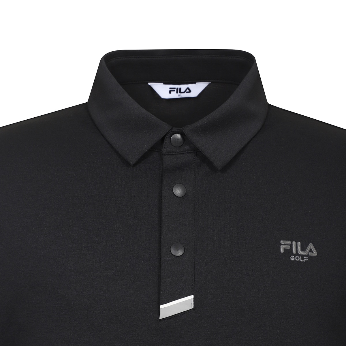 휠라 골프 남성 반팔 폴로티 - 블랙 휠라 골프 남성 반팔 폴로티 - 블랙