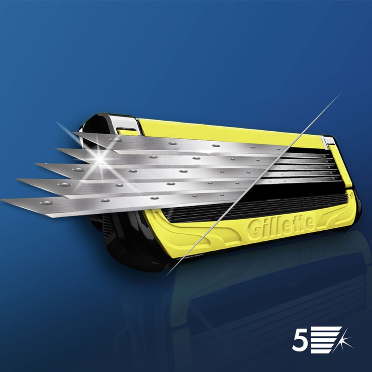 질레트 프로쉴드 파워 면도기세트 기1 + 날 9