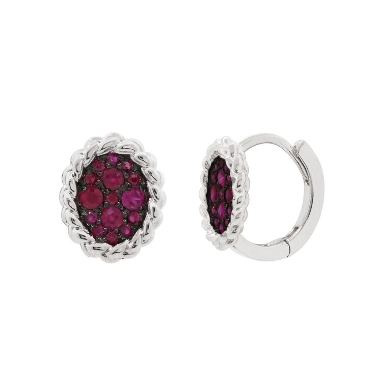 Clavedej 0.32ctw Ruby Earrings Monet 685677
