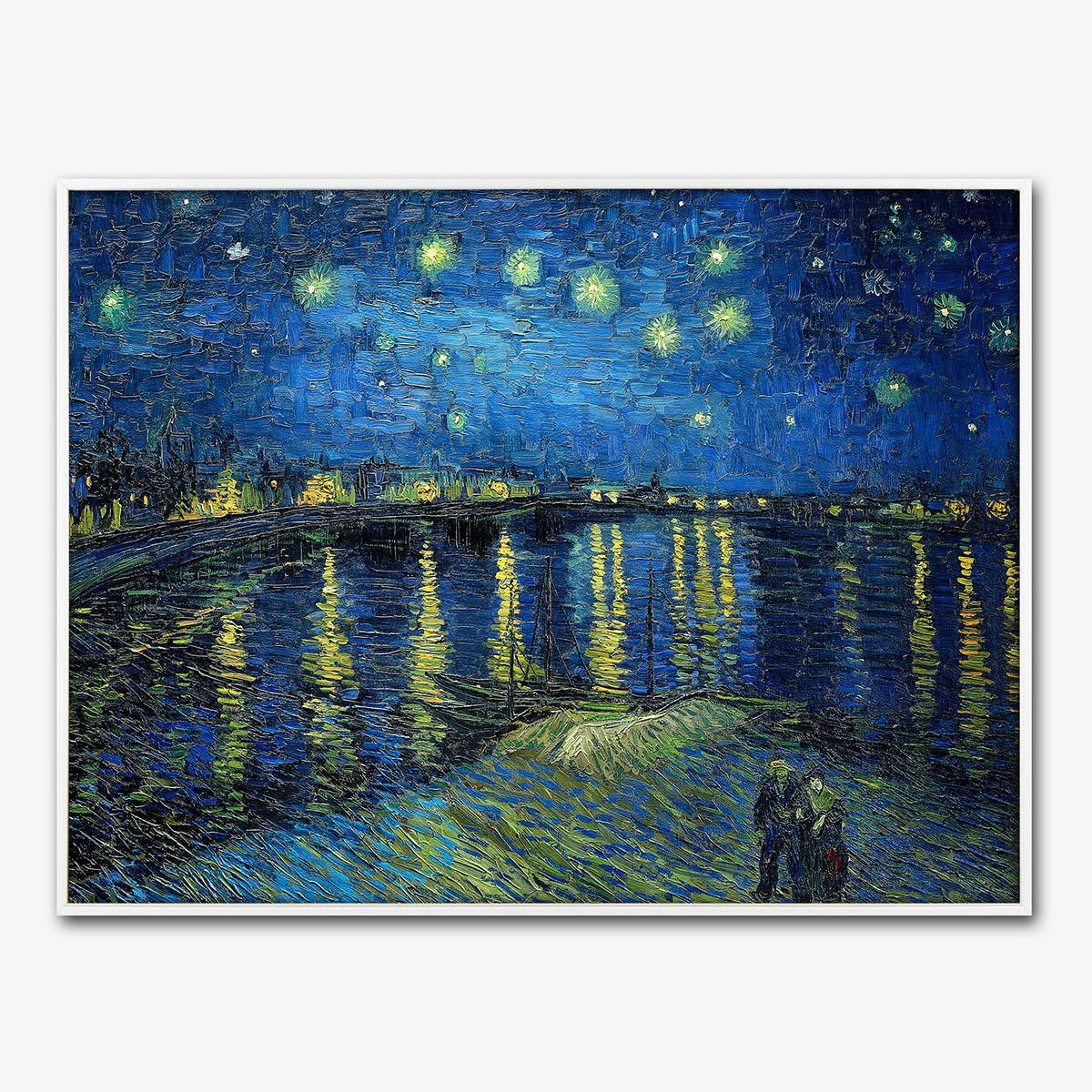 지클레 그림 액자 80x60cm - 고흐: 론강의 별이 빛나는 밤에