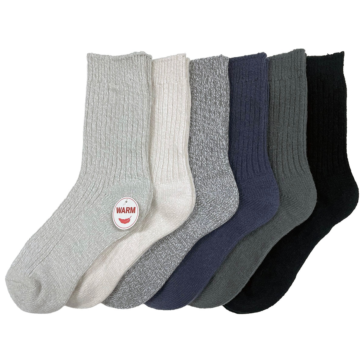 질바이질 스튜어트 폴리탐 양말 6족 - B팩