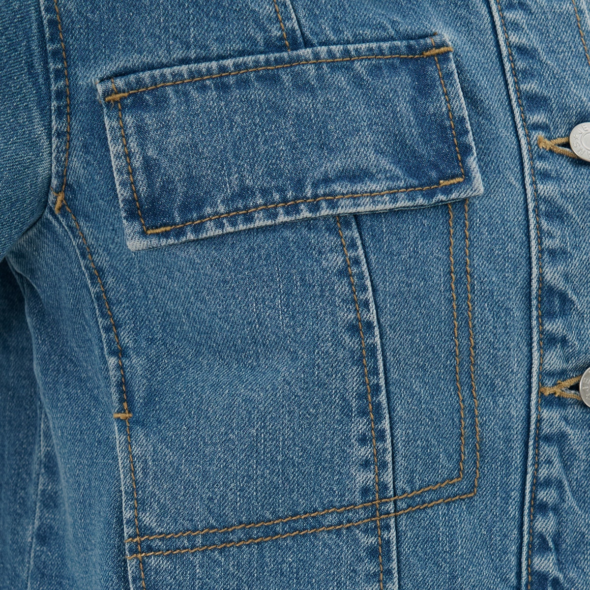 비지트 인 뉴욕 여성 데님 재킷 - 라이트 인디고, M