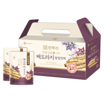 CJ 한뿌리 배도라지 달임진액 60ml x 30포 CJ 한뿌리 배도라지 달임진액 60ml x 30포
