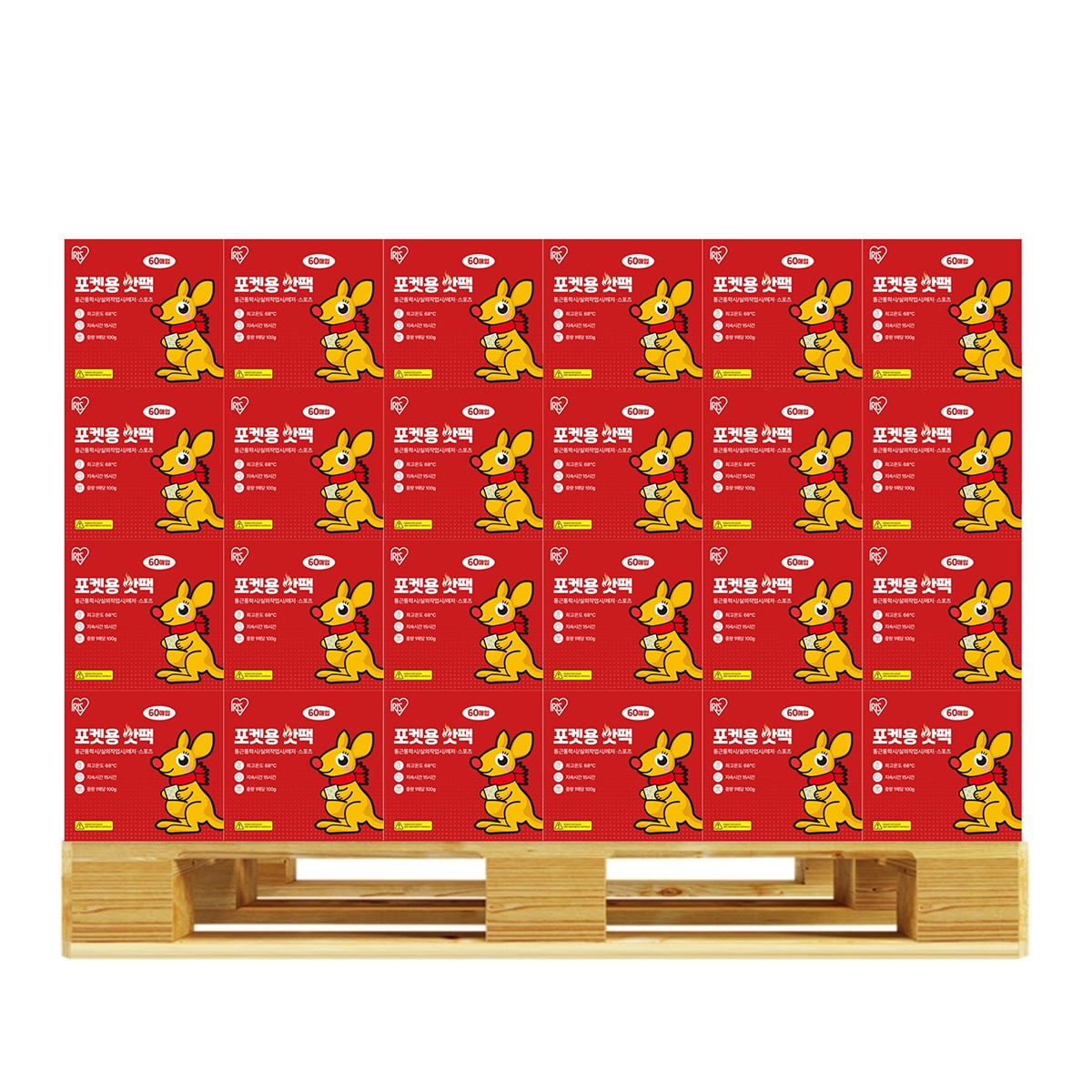 아이리스 포켓용핫팩 100g x 60 x 88개