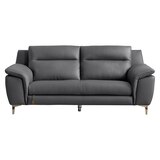 다우닝 몬트 전체 천연가죽 3인 소파 - 엘그레이 다우닝 몬트 전체 천연가죽 3인 소파 - 엘그레이