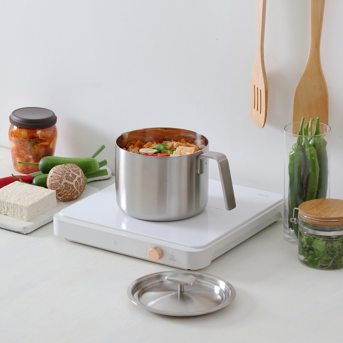 쿡에버 멀티팟 세트 3P (겸용뚜껑 포함) 쿡에버 멀티팟 세트 3P (겸용뚜껑 포함)