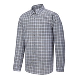 카운테스마라 남성 긴소매 린넨 셔츠 - 브라운, S