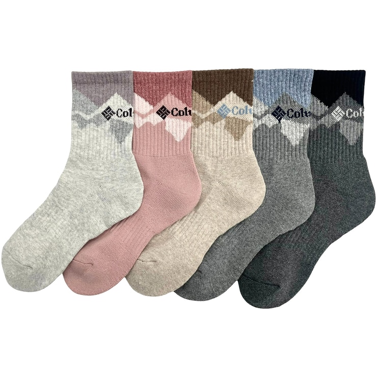 컬럼비아 성인 아웃도어 양말 5족