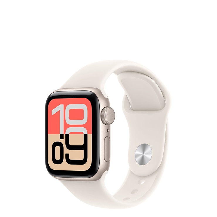Apple 워치 SE 3 GPS 40mm 스타라이트 / 스타라이트 스포츠 밴드 - M/L Apple 워치 SE 3 GPS 40mm 스타라이트 / 스타라이트 스포츠 밴드 - M/L