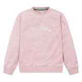 베네통 키즈 긴소매 벨루아 크루 - 핑크, 130 베네통 키즈 긴소매 벨루아 크루 - 핑크, 130