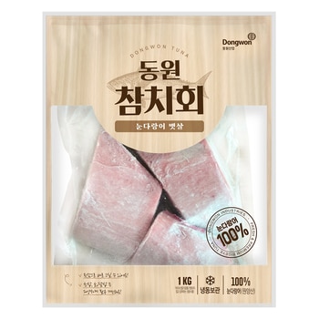 동원참치회1kg (눈다랑어뱃살)