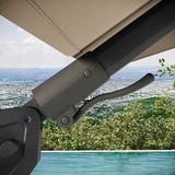 앳레저 캔틸레버 사각우산, 3.0 x 3.9m, 머쉬룸