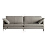 다우닝 코지 전체 천연가죽 소파 3.5인 - 미드그레이 다우닝 코지 전체 천연가죽 소파 3.5인 - 미드그레이