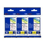 부라더 라벨테이프 TZ-MPPH31 12mm 3PK