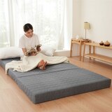 라이즈루첸 3단 접이식 매트리스 15cm - 퀸, 스모키 차콜