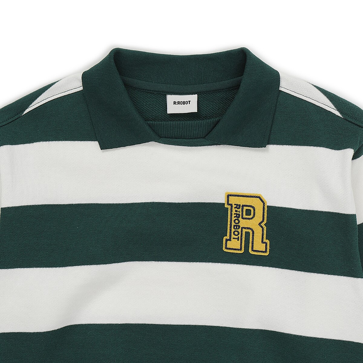 알로봇 키즈 긴소매 스트라이프 맨투맨 - 그린, 155 알로봇 키즈 긴소매 스트라이프 맨투맨 - 그린, 155