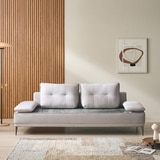 샘스톤 컴프리스 돌소파 (취옥석/그린칠보석) - 라이트그레이