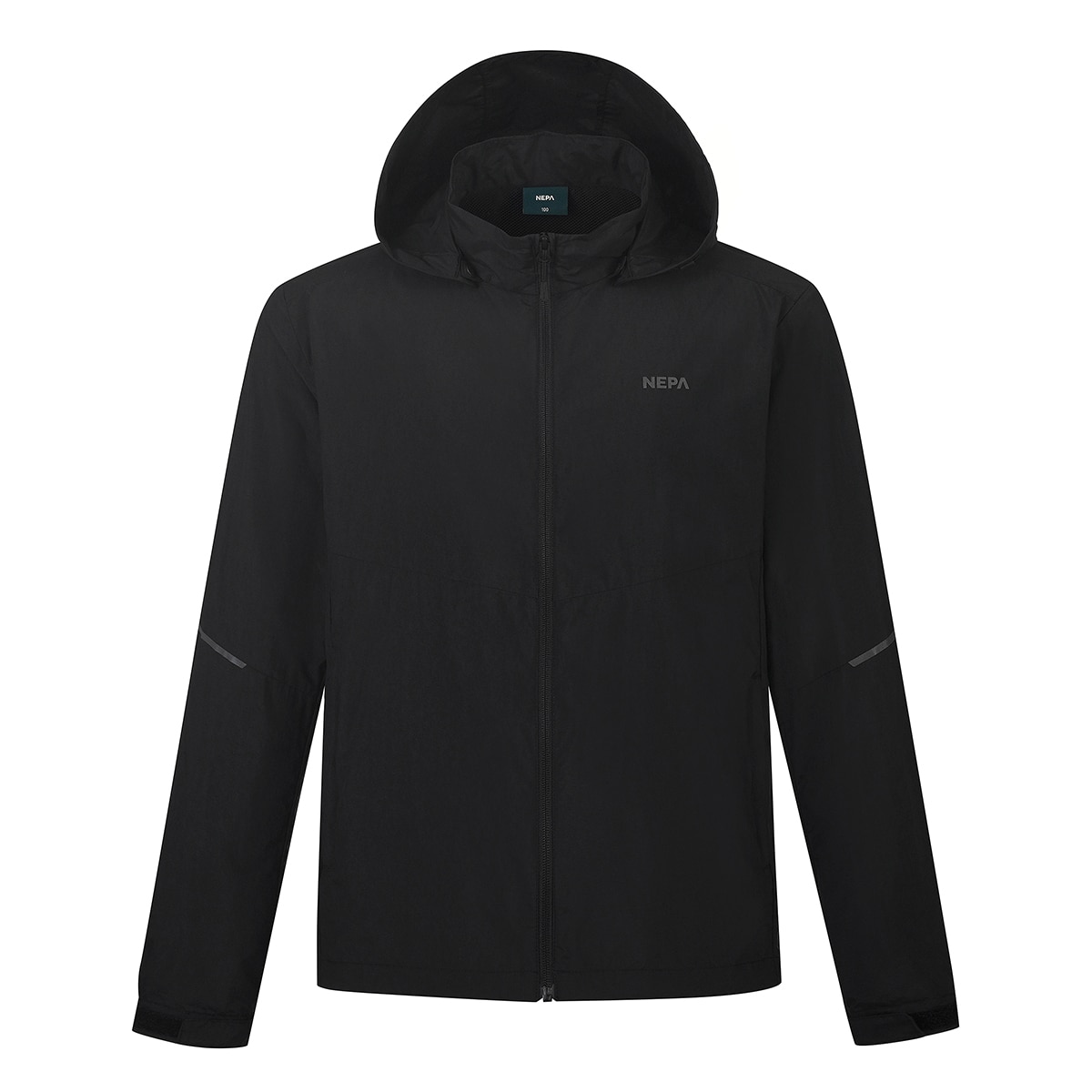 네파 남성 바람막이 재킷 - 블랙