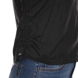 게스 여성 셔링 재킷 - 블랙, S