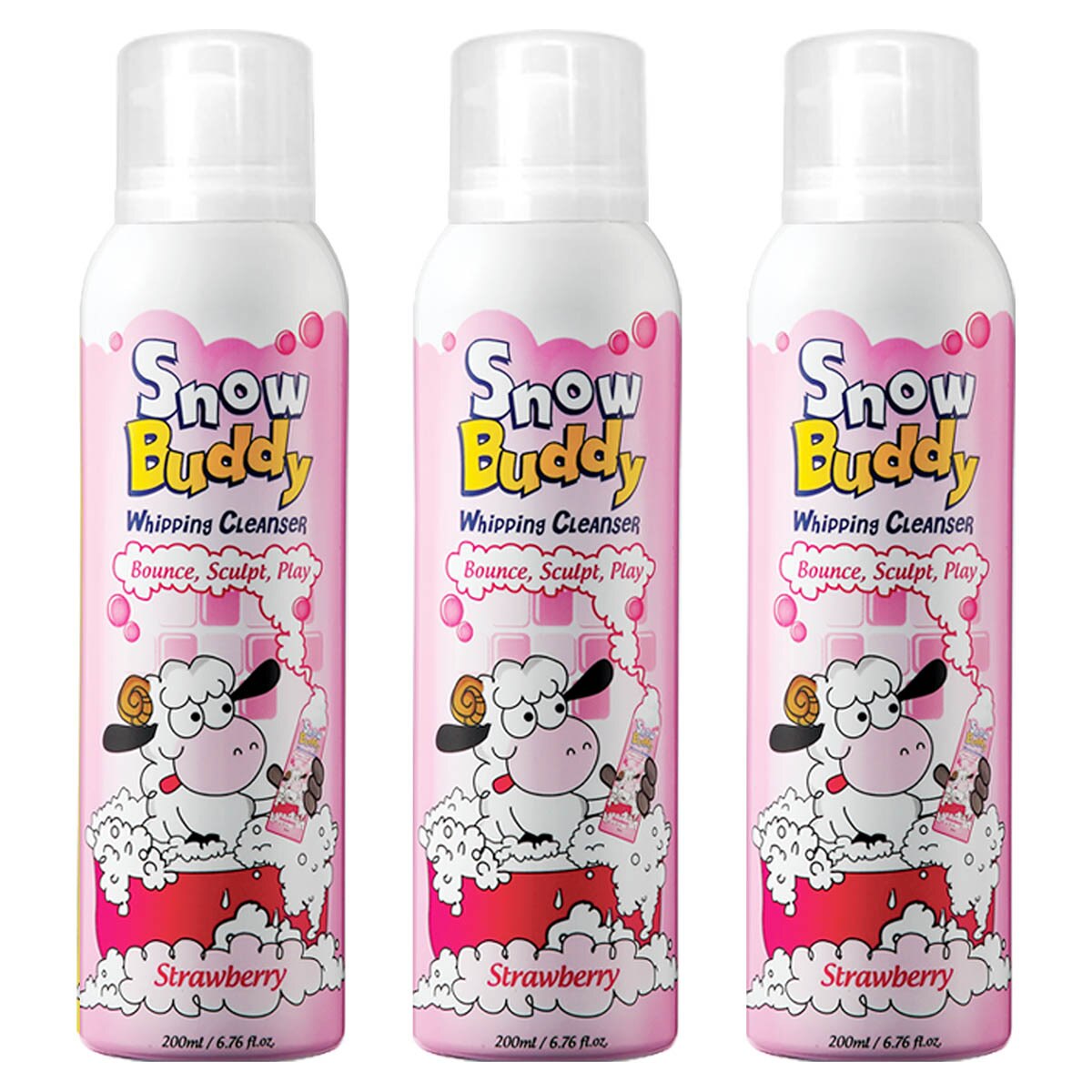 스노우버디 휘핑클렌저 200ml x 3