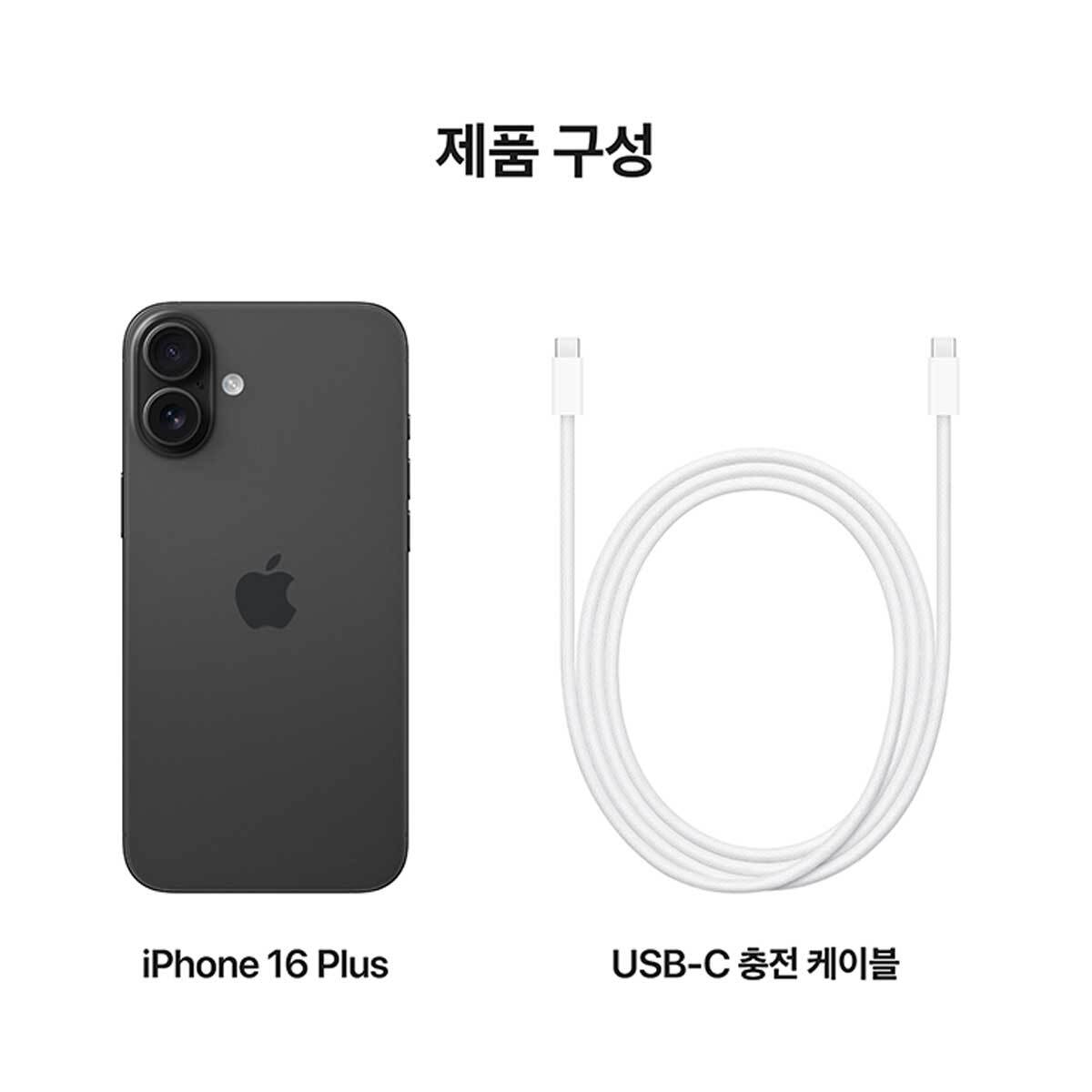 Apple 아이폰 16 플러스 256GB 블랙