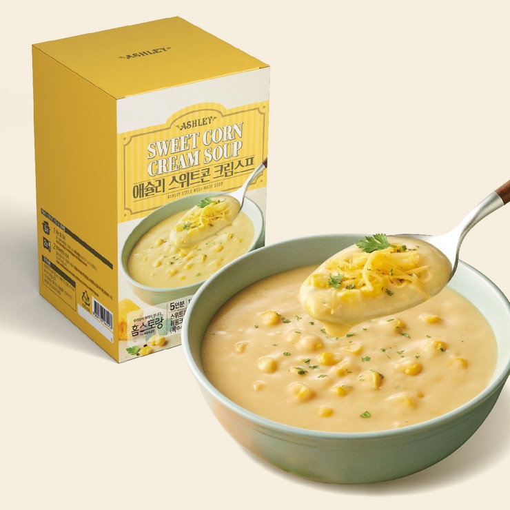 애슐리 홈스토랑 크림 스프 180g x 5 x 2 box - 머쉬룸 크림스프&스위트콘 크림스프 애슐리 홈스토랑 크림 스프 180g x 5 x 2 box - 머쉬룸 크림스프&스위트콘 크림스프