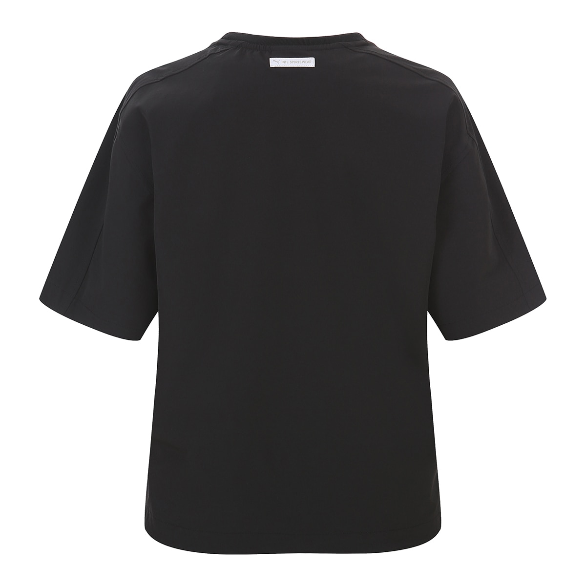 푸마 여성 우븐 티셔츠 - 블랙