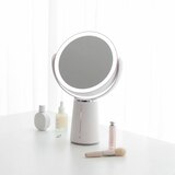 무아스 360도 회전 듀얼 무선 LED 거울 MLMMR9