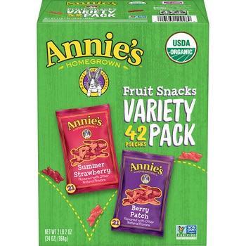 Annie's 과일 스낵 버라이어티 팩 964g / 23g x 42ea Annie's 과일 스낵 버라이어티 팩 964g / 23g x 42ea