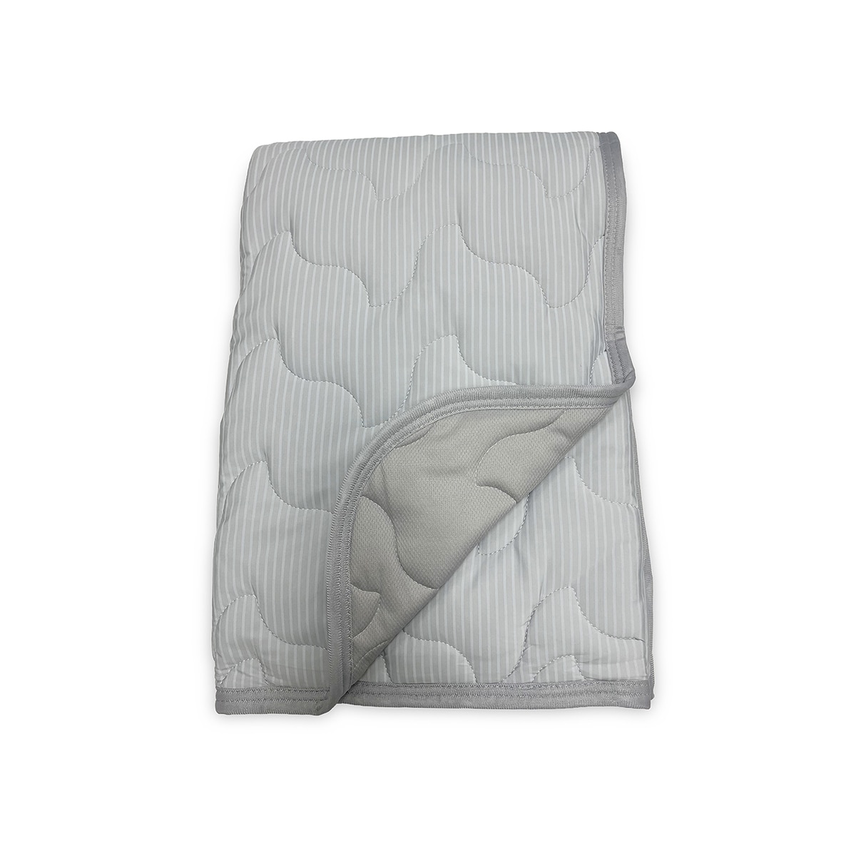 SEABREEZE 쿨 퀼팅 패드 - 싱글, 그레이