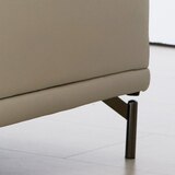 핸슨 루벤지 가죽 소파 4인 - 연그레이 핸슨 루벤지 가죽 소파 4인 - 연그레이