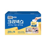 크리넥스 뽑아쓰는 다용도 종이타월 250매 x 16