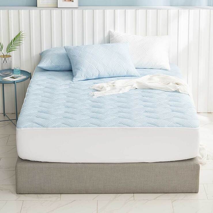 에이프릴앳홈 냉감 누빔 방수 매트리스커버 - 퀸
