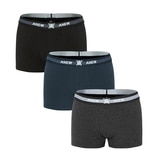 어뉴 남성 브리프 3매입 - 블랙/네이비/그레이, XXL 어뉴 남성 브리프 3매입 - 블랙/네이비/그레이, XXL