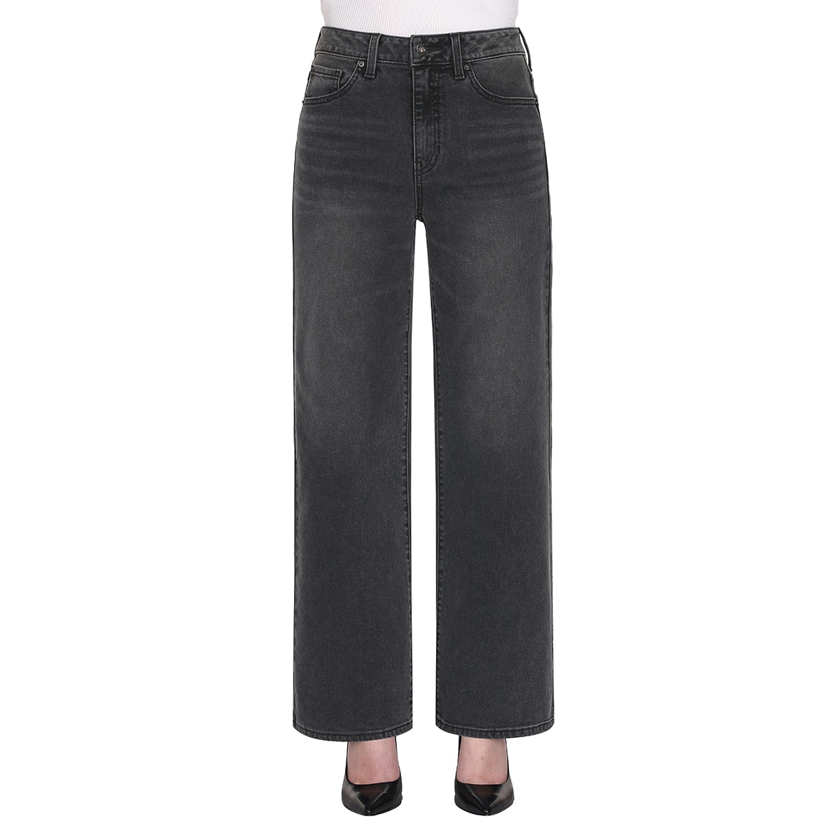 게스 여성 와이드핏 청바지