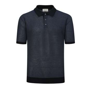 브렌우드 남성 반소매 니트 폴로