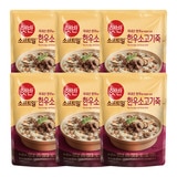 햇반소프트밀 한우소고기죽 420g x 6