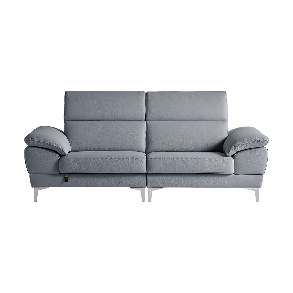 다우닝 마티에 헤드레스트 전체천연가죽 소파 3인