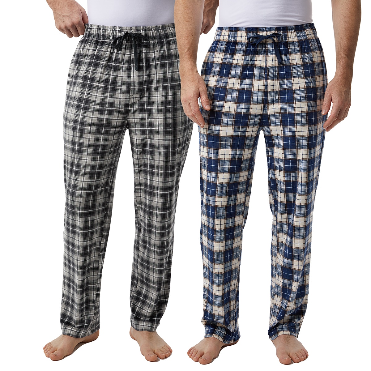 32 Degrees 성인 소프트 라운지 바지 2매 - 실버포그/나이트모카 32 Degrees 성인 소프트 라운지 바지 2매 - 실버포그/나이트모카