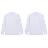 푸마 남성 베이스레이어 2매 - 화이트/화이트, L(100)