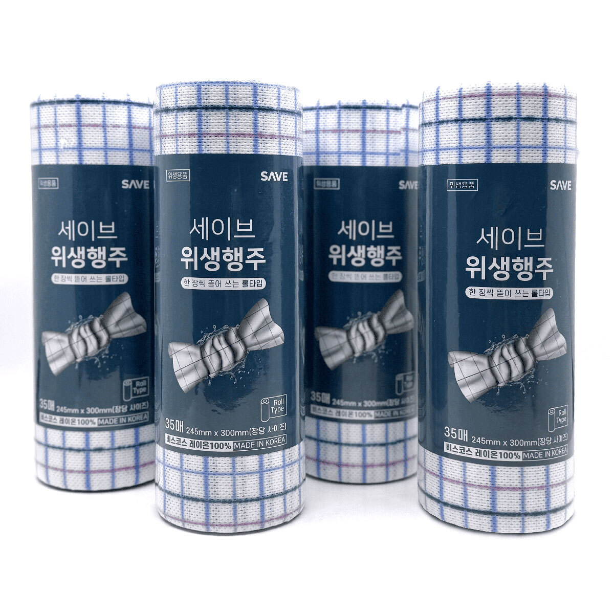 세이브 빨아쓰는 행주 35 매 x 4