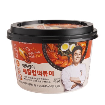 백종원 매콤 컵 떡볶이 205G X 8 백종원 매콤 컵 떡볶이 205G X 8